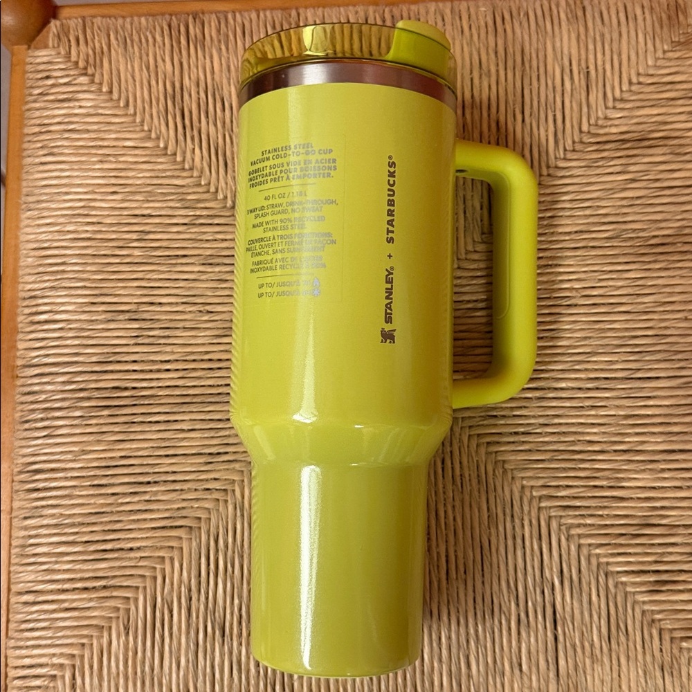Stanley Vibrant Yellow Travel Tumbler